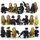 Figurák SWAT és katonák Lego-hoz - 20 db