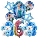 Nagy születésnapi léggömb készlet Frozen - több változatban