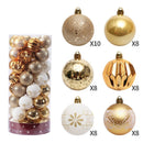 Karácsonyi dekorációs gömbök 50 db - több változatban