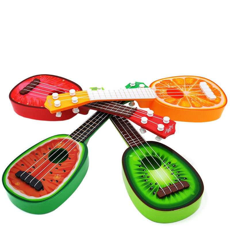 Gyermek ukulele gyümölcs motívummal - több változatban