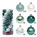 Karácsonyi dekorációs gömbök 50 db - több változatban