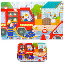 Gyermek puzzle dobozban 60 darab - több változatban