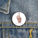 Kitűző - Wednesday- több változatban