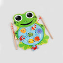 Mágneses horgászjáték béka motívummal