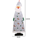 Nagyméretű, lógó adventi naptár - több változatban