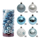 Karácsonyi dekorációs gömbök 50 db - több változatban