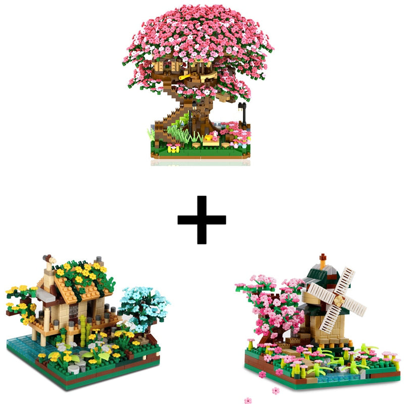 Sakura fa építőkészlet - több változatban