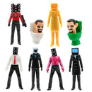 Figurák Skibidi Toilet - 8 db