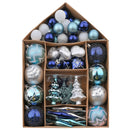 Nagy karácsonyi dekorációs készlet 70 db - több változatban