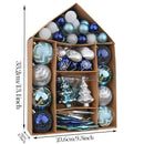 Nagy karácsonyi dekorációs készlet 70 db - több változatban