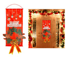 Karácsonyi díszzászló ajtóra - több változatban