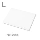 Fehér öntapadós címkék blokkja - több méretben