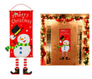 Karácsonyi díszzászló ajtóra - több változatban