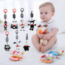 Fekete-fehér lógó figurák az ágy fölé - több változatban