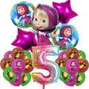 Születésnapi léggömbök Mása és medve - több változatban