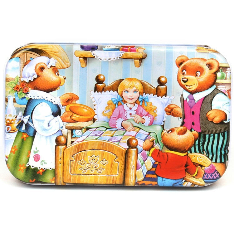 Gyermek puzzle dobozban 60 darab - több változatban