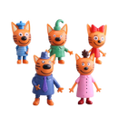 Figurák Három cica - 5 db