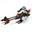 Star Wars Figura- Scout trooper járművel - 42,5 cm