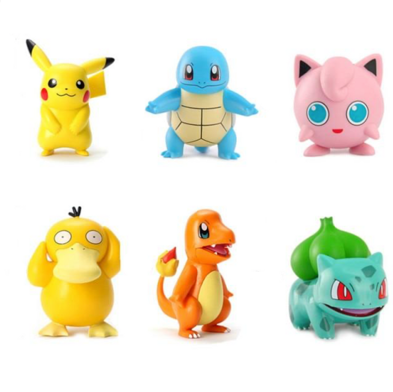 Pokémonok Figurák - 6 db