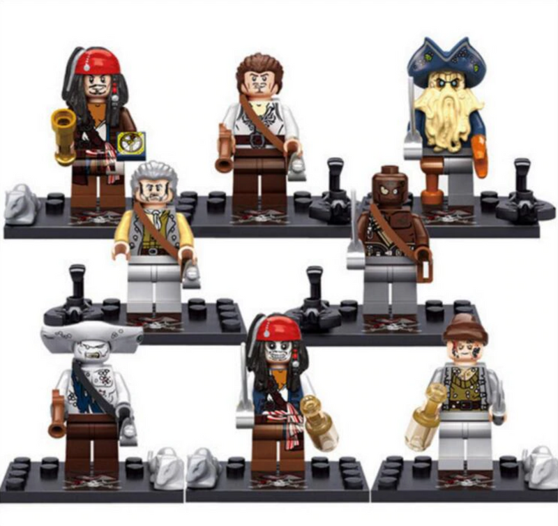 Karib tenger kalózai Figurák Lego-hoz - 8 db