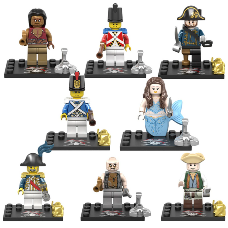 Karib tenger kalózai Figurák Lego-hoz - 8 db