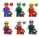 Figurák Super Mario Lego-hoz - 6 db