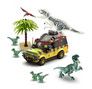 Jurassic Park autó és dinoszaurusz építőkészlet Lego-hoz - több változatban