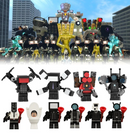 Figurák Skibidi Toilet Lego-hoz 8 db