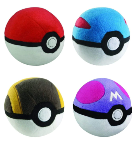 Plüss Pokeball - több változatban