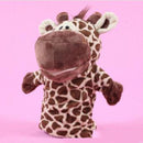 Plüss kézbáb - zsiráf