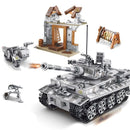 Katonai tank építőkészlet