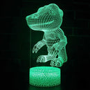 Lámpa 3D illúzióval - Monster agomon
