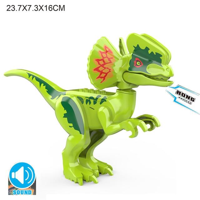 Jurassic world Dilophosaurus Figura Lego-hoz - 23 cm