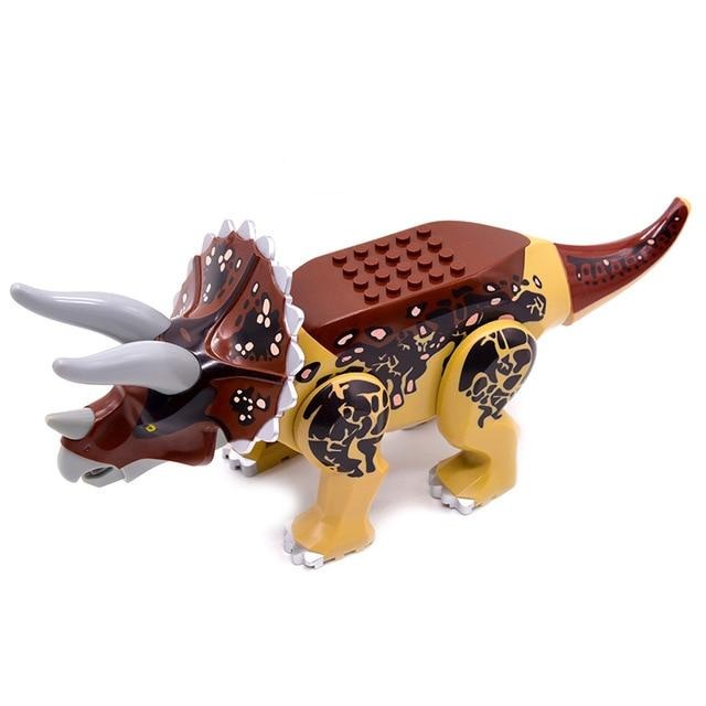 Jurassic world Dinoszaurusz Triceratops Figura Lego-hoz - 24 cm