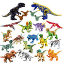 Jurassic world dínó figurák Lego-hoz - 18 db