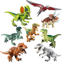Jurassic world dínó figurák Lego-hoz - 8 db
