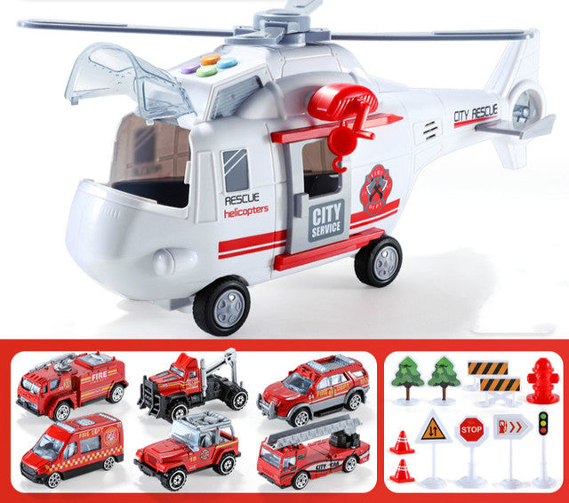 Helikopter autókkal - több változatban