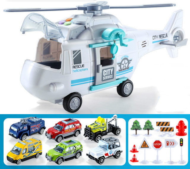 Helikopter autókkal - több változatban