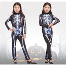 Csontváz jelmez lány