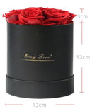 Ajándékdoboz rózsákkal