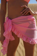 Fodros beach kendő fürdőruhához - több színben