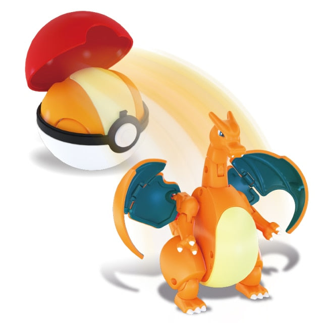 Pokémon Figura és Pokeball - Charizard