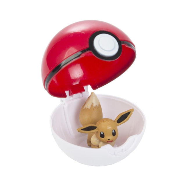 Pokémon Figura és Pokeball - Eevee