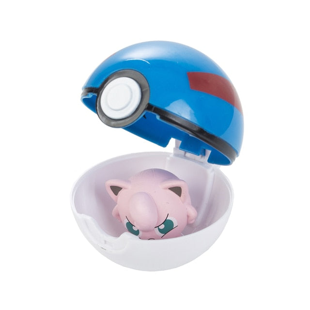 Pokémon Figura és Pokeball - Jigglypuff