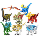 Jurassic world dínó figurák Lego-hoz - 8 db