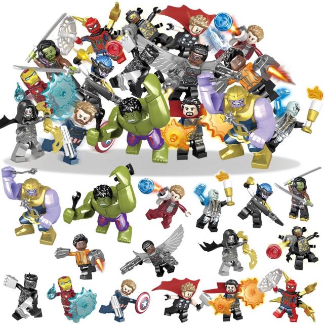 Bosszúállók Figurák Lego-hoz - 16 db