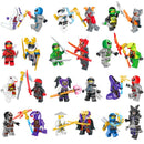 Ninja Figurák Lego-hoz - 24 db
