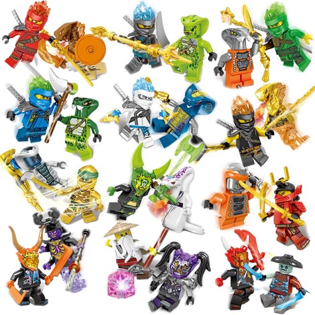 Ninja Figurák Lego-hoz - 24 db