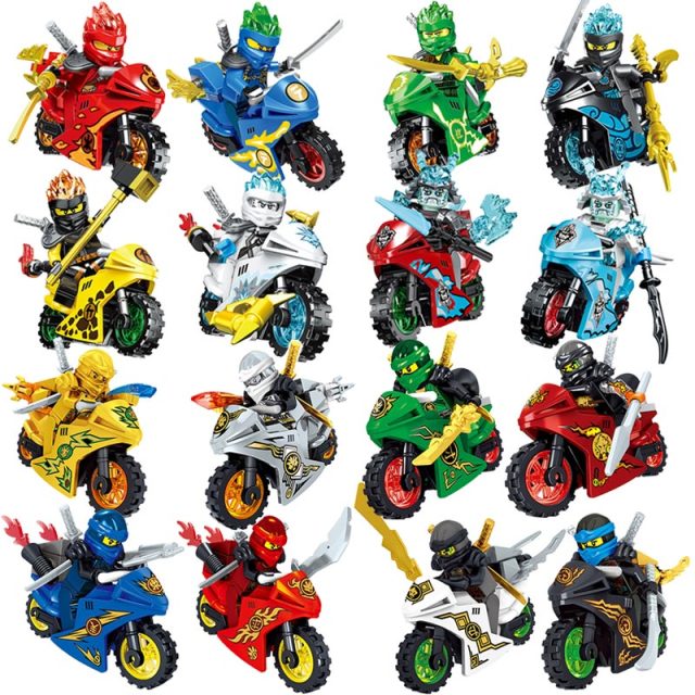 Ninja Figurák Lego-hoz - 16 db