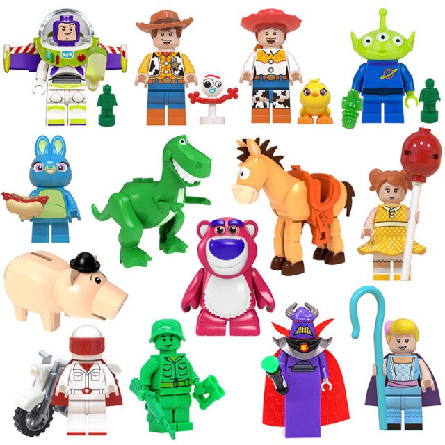 Toy Story Figurák Lego-hoz - 14 db